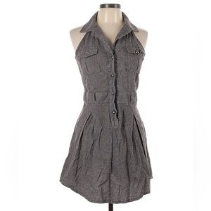 Derek Heart Collared Casual Dress
